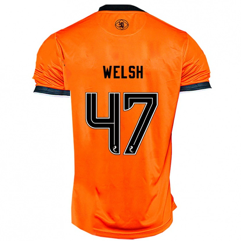 Danxen Herren Harry Welsh #47 Orange Schwarz Heimtrikot Trikot 2025/26 T-Shirt Österreich