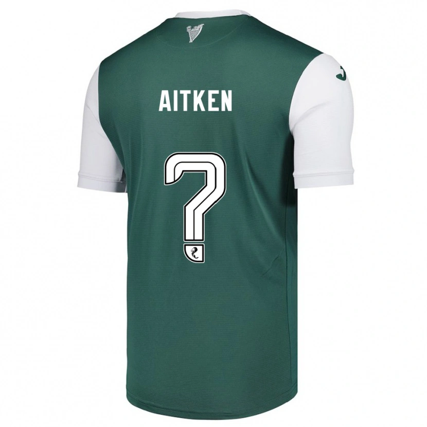 Danxen Herren Conor Aitken #0 Grün Weiß Heimtrikot Trikot 2025/26 T-Shirt Österreich