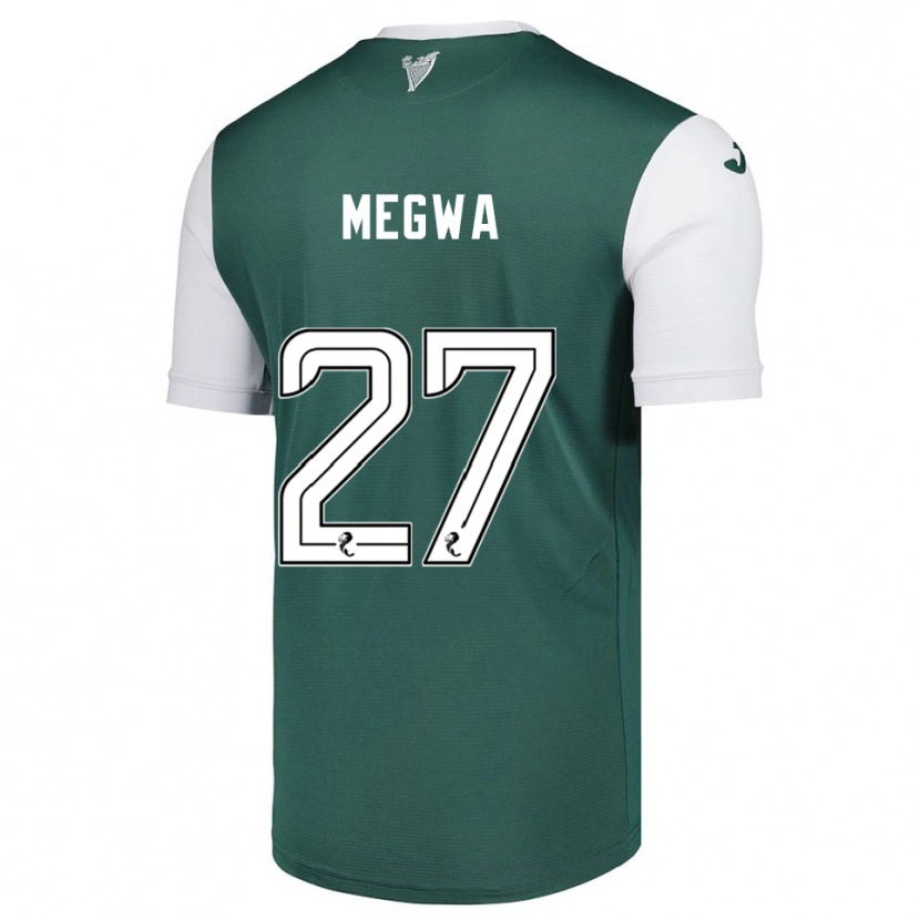 Danxen Herren Kanayo Megwa #27 Grün Weiß Heimtrikot Trikot 2025/26 T-Shirt Österreich