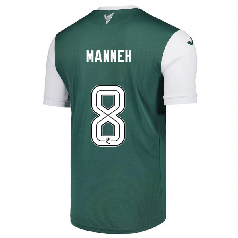 Danxen Herren Alasana Manneh #8 Grün Weiß Heimtrikot Trikot 2025/26 T-Shirt Österreich