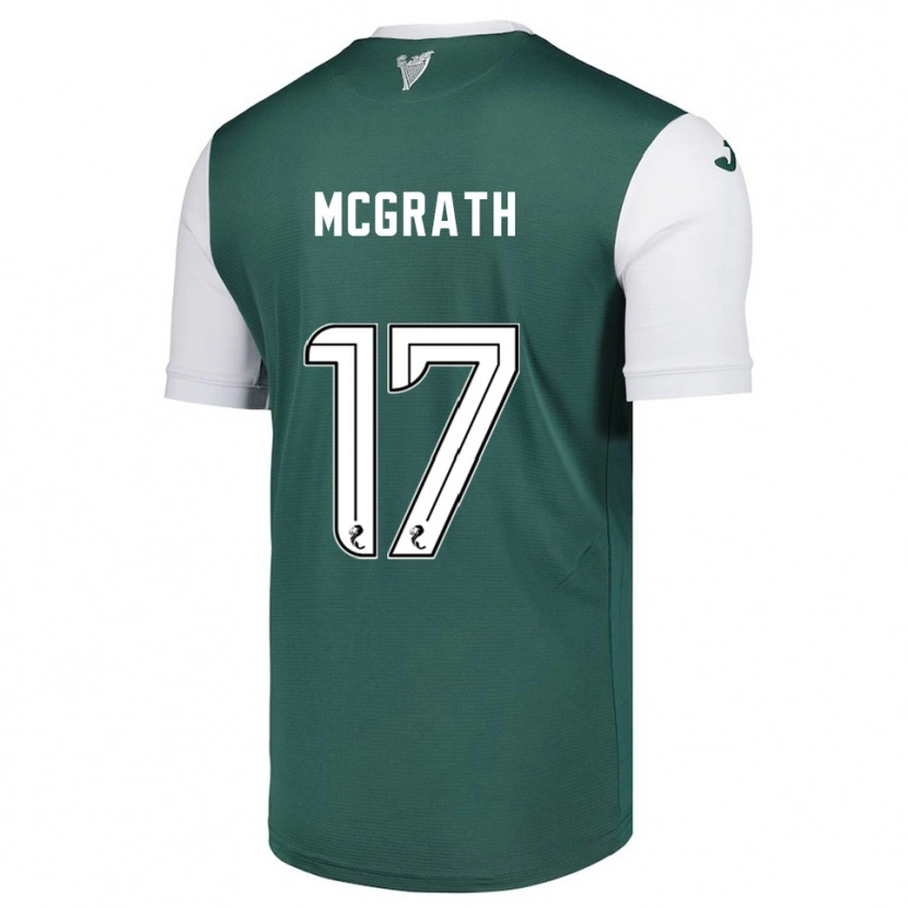 Danxen Herren Jamie Mcgrath #17 Grün Weiß Heimtrikot Trikot 2025/26 T-Shirt Österreich