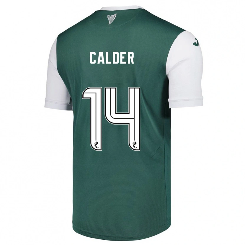 Danxen Herren Owen Calder #14 Grün Weiß Heimtrikot Trikot 2025/26 T-Shirt Österreich