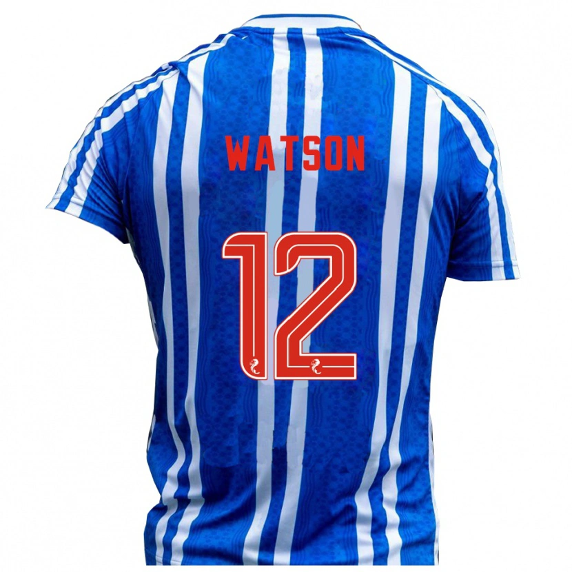 Danxen Herren David Watson #12 Blau Weiß Heimtrikot Trikot 2025/26 T-Shirt Österreich