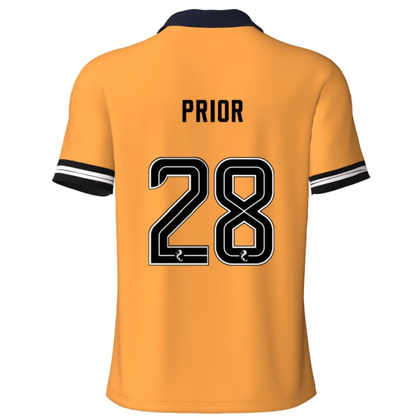 Danxen Herren Jérôme Prior #28 Gelb Schwarz Heimtrikot Trikot 2025/26 T-Shirt Österreich