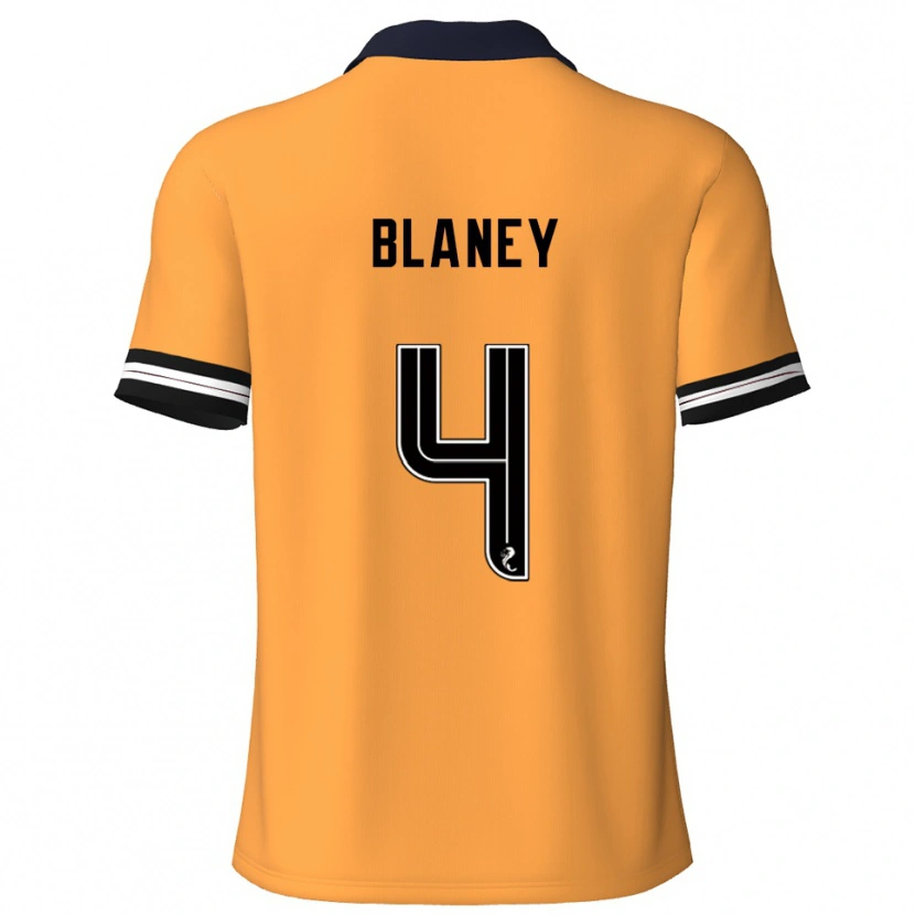 Danxen Herren Shane Blaney #4 Gelb Schwarz Heimtrikot Trikot 2025/26 T-Shirt Österreich