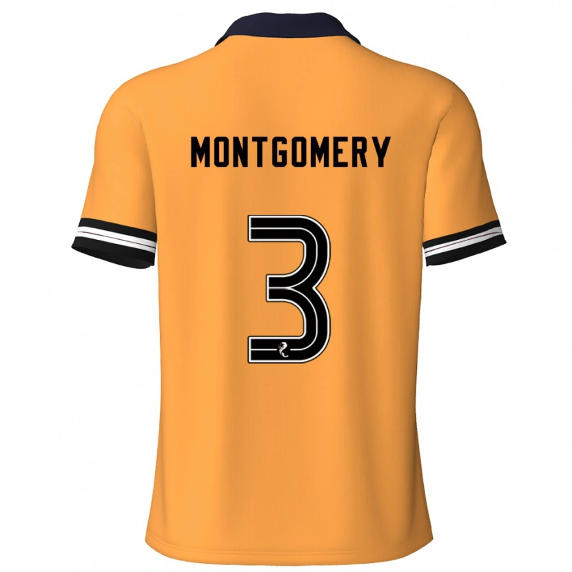 Danxen Herren Adam Montgomery #3 Gelb Schwarz Heimtrikot Trikot 2025/26 T-Shirt Österreich