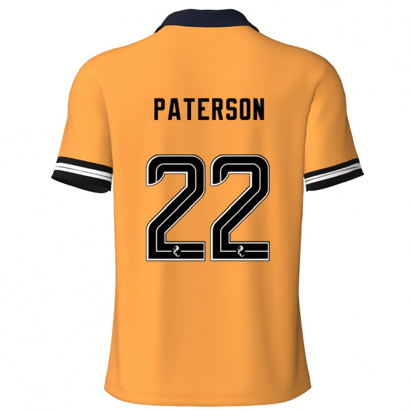 Danxen Herren Maura Paterson #22 Gelb Schwarz Heimtrikot Trikot 2025/26 T-Shirt Österreich