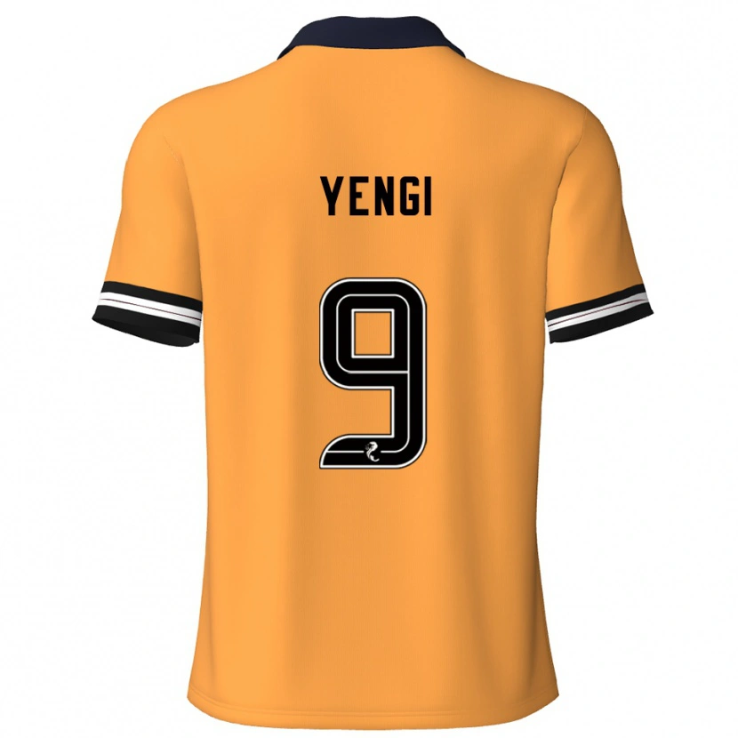 Danxen Herren Tete Yengi #9 Gelb Schwarz Heimtrikot Trikot 2025/26 T-Shirt Österreich