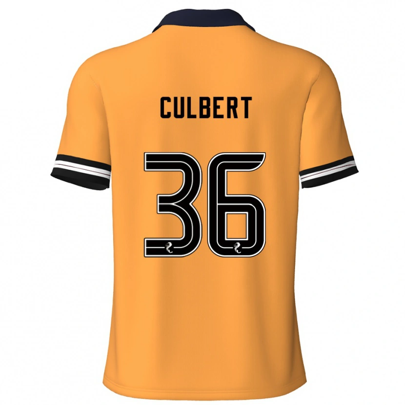 Danxen Herren Sam Culbert #36 Gelb Schwarz Heimtrikot Trikot 2025/26 T-Shirt Österreich