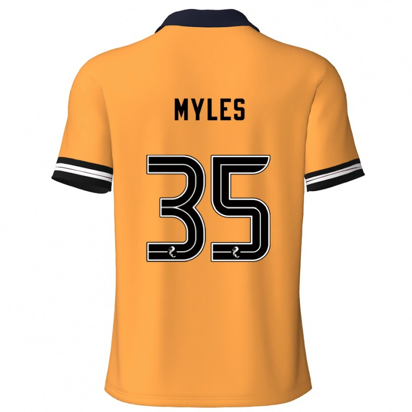 Danxen Herren Evan Myles #35 Gelb Schwarz Heimtrikot Trikot 2025/26 T-Shirt Österreich