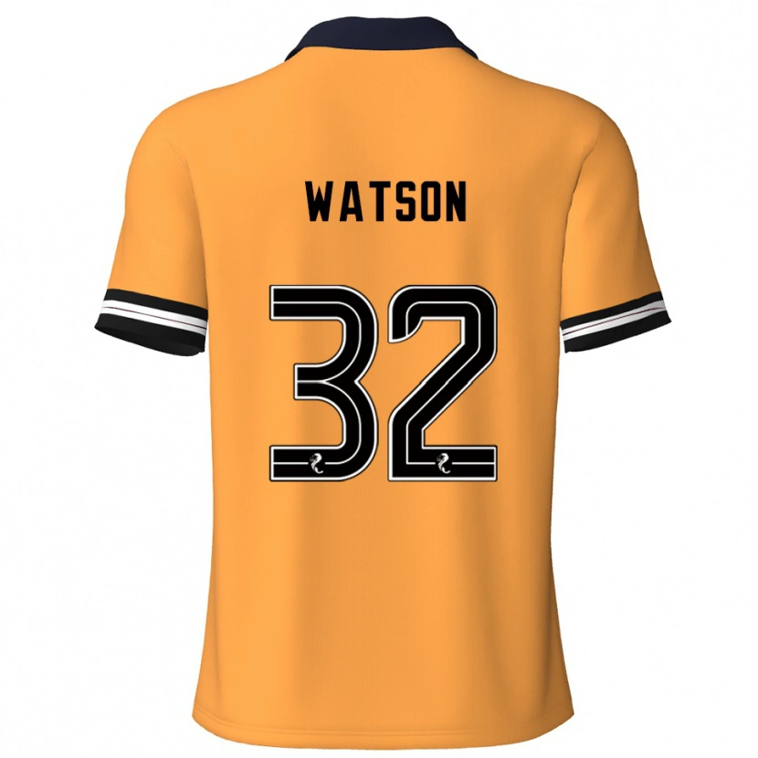 Danxen Herren Ashley Watson #32 Gelb Schwarz Heimtrikot Trikot 2025/26 T-Shirt Österreich