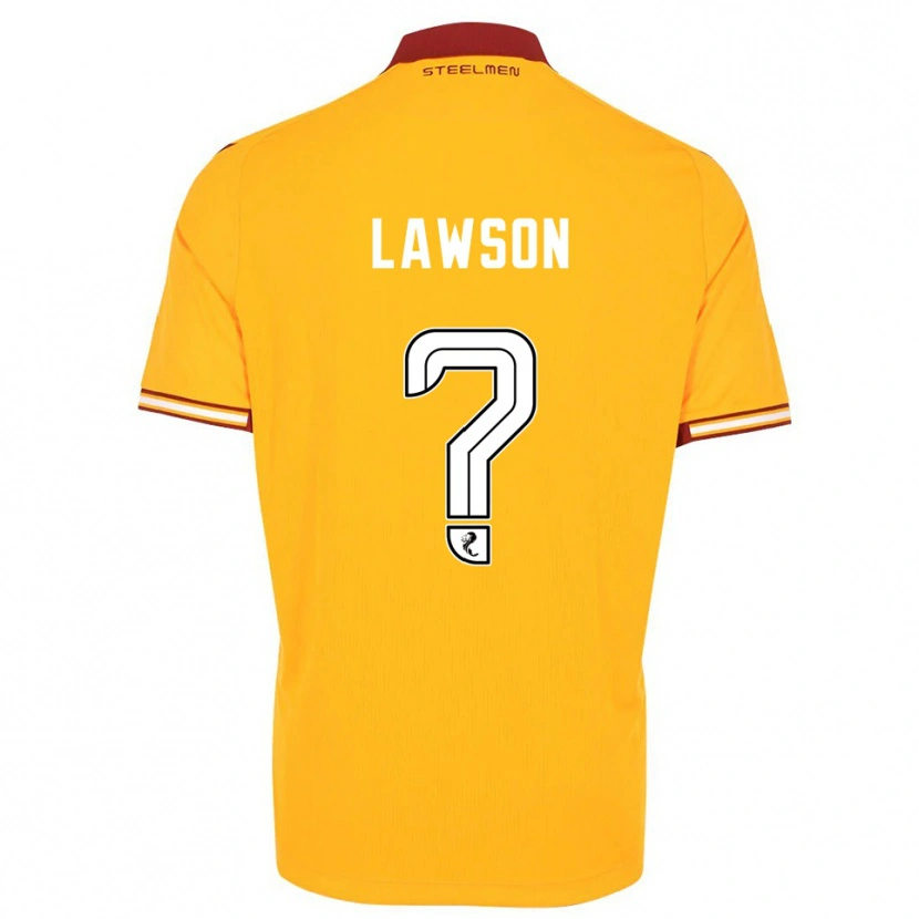 Danxen Herren Nathan Lawson #0 Gelb Burgunderrot Heimtrikot Trikot 2025/26 T-Shirt Österreich