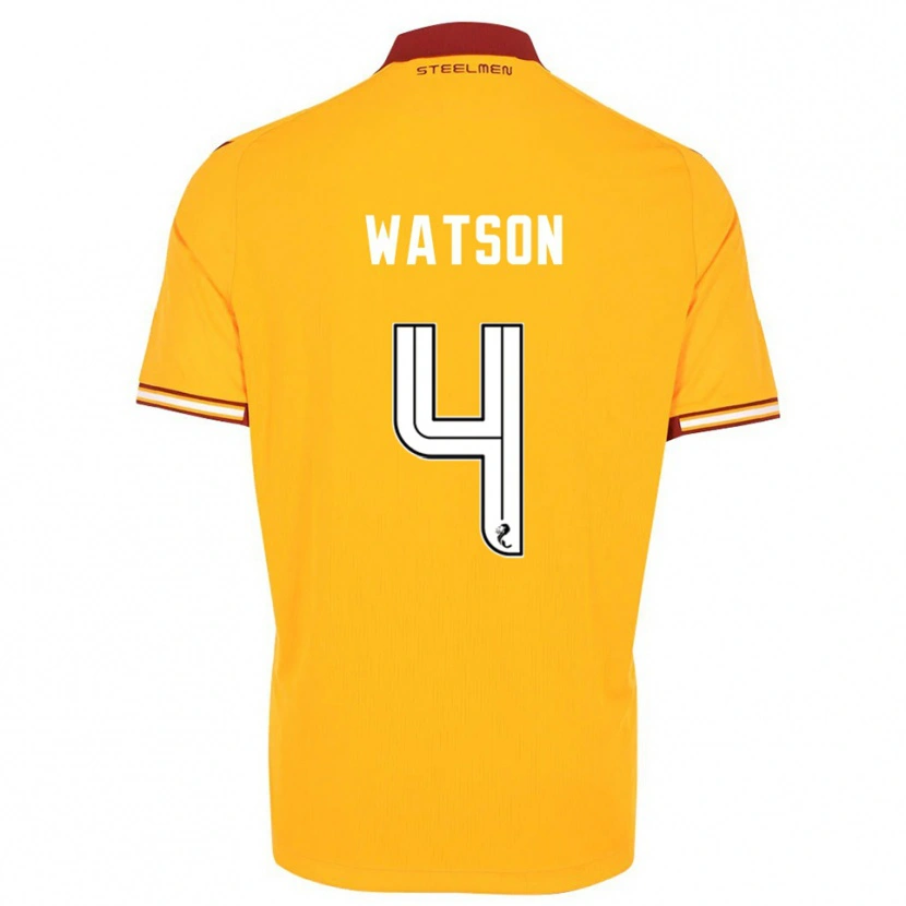 Danxen Herren Chelsie Watson #4 Gelb Burgunderrot Heimtrikot Trikot 2025/26 T-Shirt Österreich