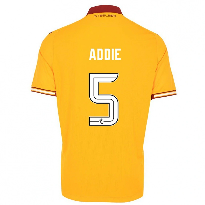 Danxen Herren Jo Addie #5 Gelb Burgunderrot Heimtrikot Trikot 2025/26 T-Shirt Österreich