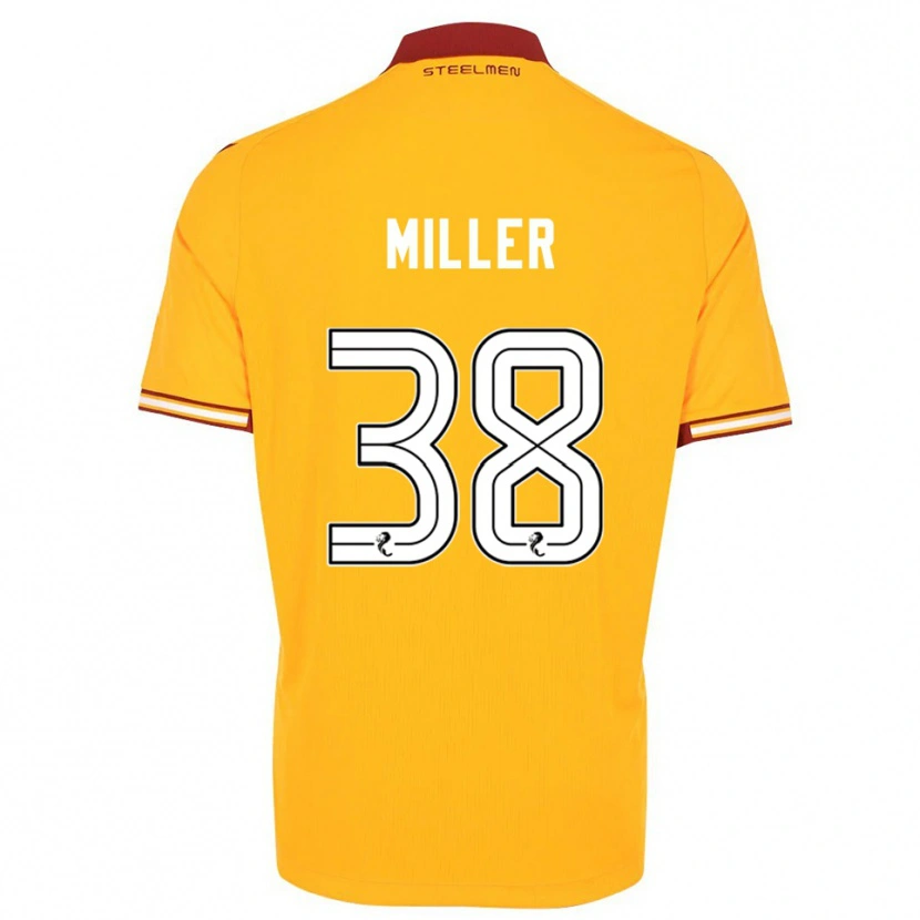 Danxen Herren Lennon Miller #38 Gelb Burgunderrot Heimtrikot Trikot 2025/26 T-Shirt Österreich
