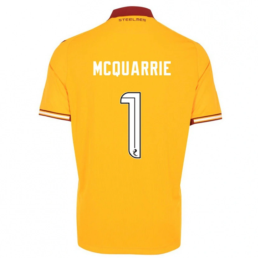 Danxen Herren Colbi Mcquarrie #1 Gelb Burgunderrot Heimtrikot Trikot 2025/26 T-Shirt Österreich