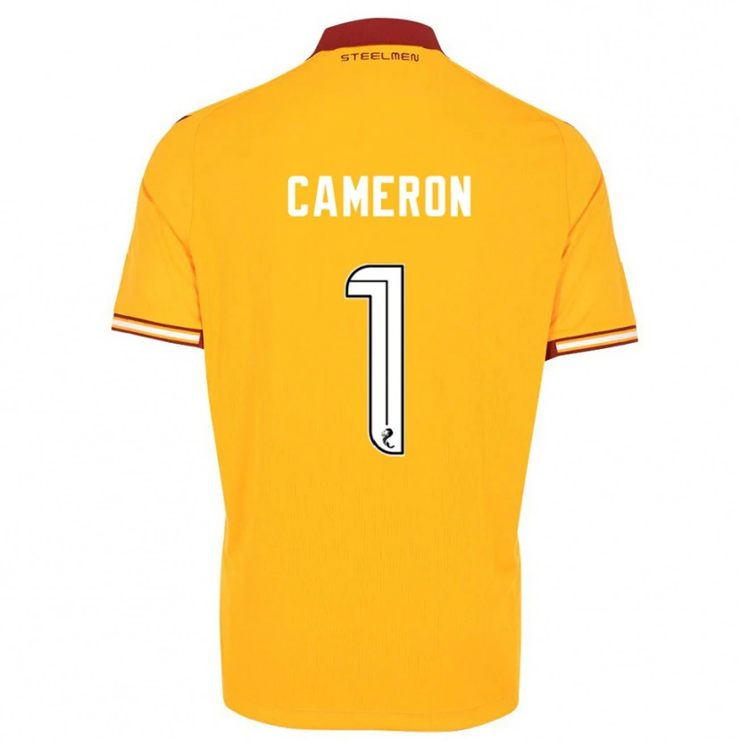 Danxen Herren Rebecca Cameron #1 Gelb Burgunderrot Heimtrikot Trikot 2025/26 T-Shirt Österreich