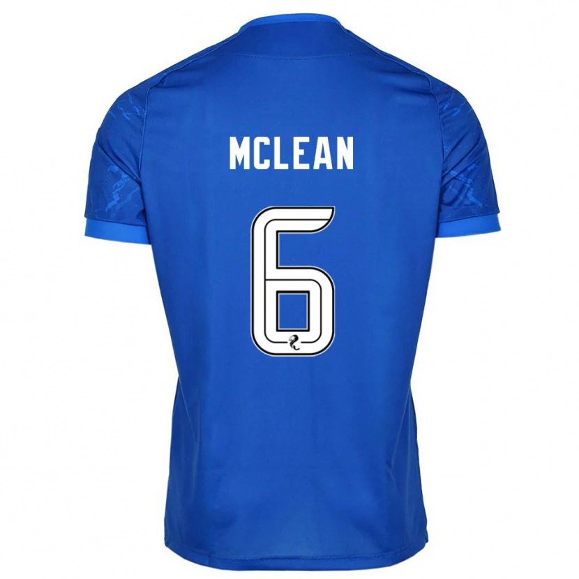 Danxen Herren Elvie Mclean #6 Blau Weiß Heimtrikot Trikot 2025/26 T-Shirt Österreich
