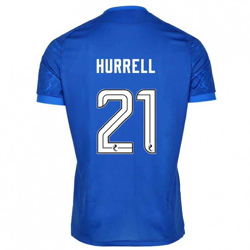 Danxen Herren Olivia Hurrell #21 Blau Weiß Heimtrikot Trikot 2025/26 T-Shirt Österreich