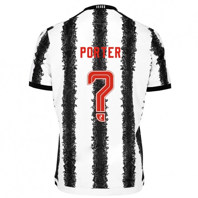 Danxen Herren Ryan Porter #0 Weiß Schwarz Heimtrikot Trikot 2025/26 T-Shirt Österreich