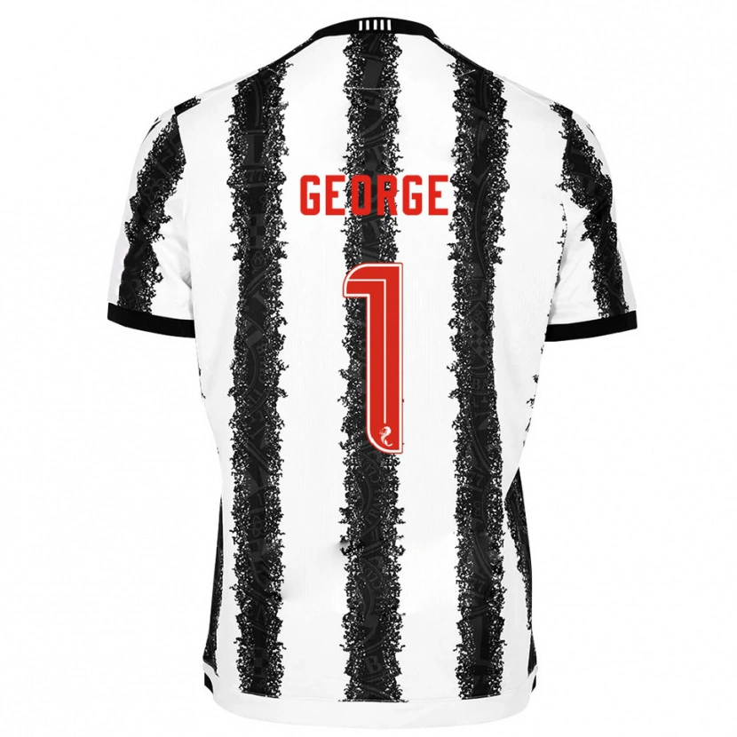 Danxen Herren Shamal George #1 Weiß Schwarz Heimtrikot Trikot 2025/26 T-Shirt Österreich