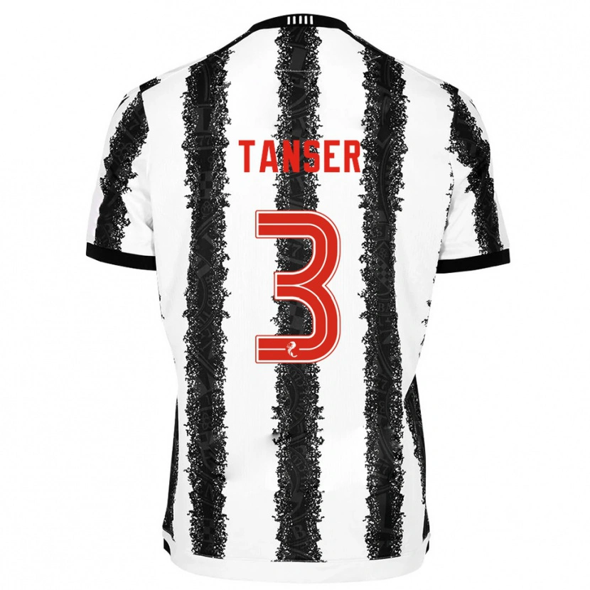Danxen Herren Scott Tanser #3 Weiß Schwarz Heimtrikot Trikot 2025/26 T-Shirt Österreich