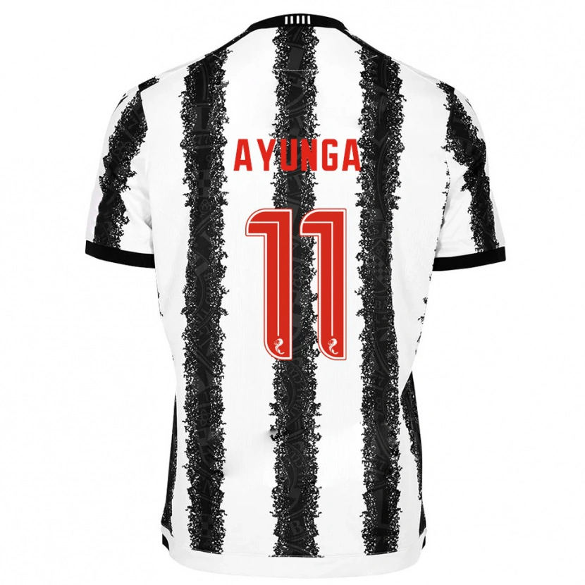 Danxen Herren Jonah Ayunga #11 Weiß Schwarz Heimtrikot Trikot 2025/26 T-Shirt Österreich