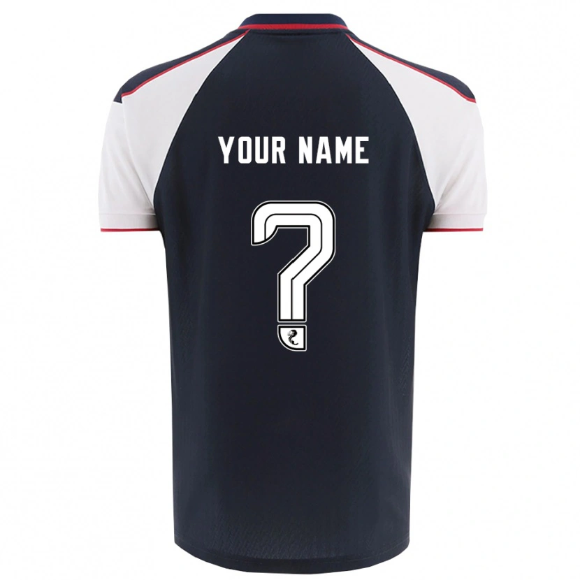 Danxen Herren Ihren Namen #0 Marine Weiß Heimtrikot Trikot 2025/26 T-Shirt Österreich