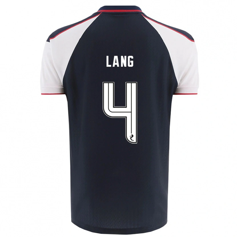 Danxen Herren Tom Lang #4 Marine Weiß Heimtrikot Trikot 2025/26 T-Shirt Österreich