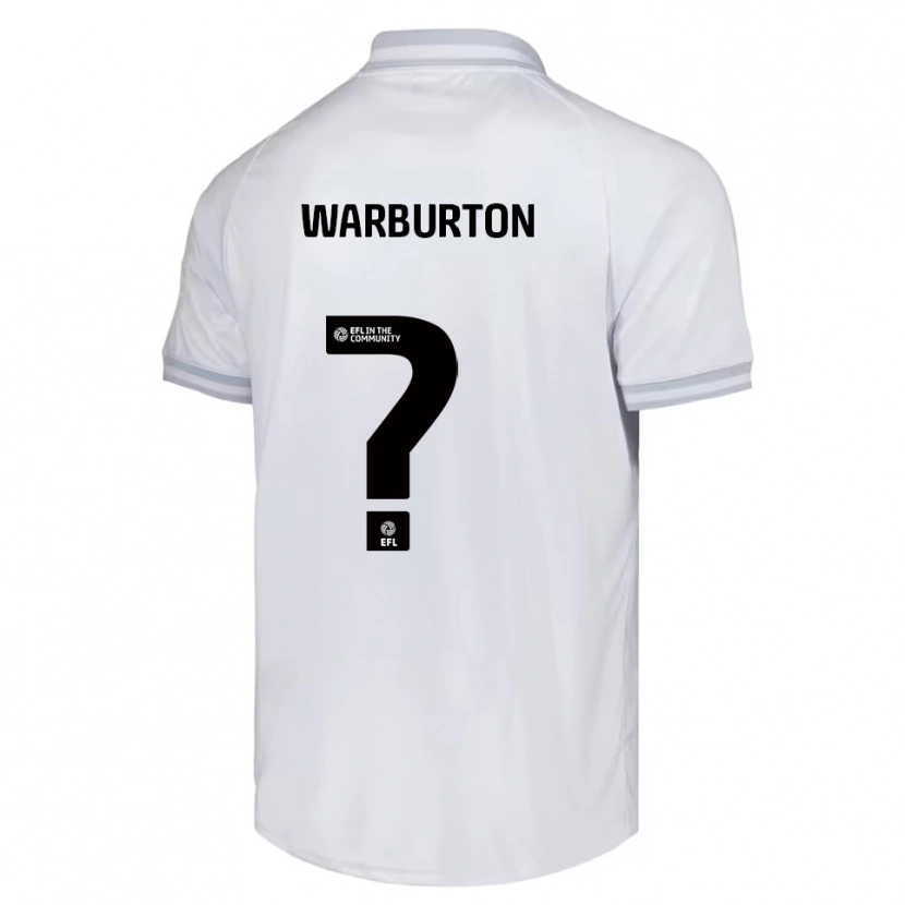 Danxen Herren Owen Warburton #0 Weiß Grau Schwarz Auswärtstrikot Trikot 2025/26 T-Shirt Österreich