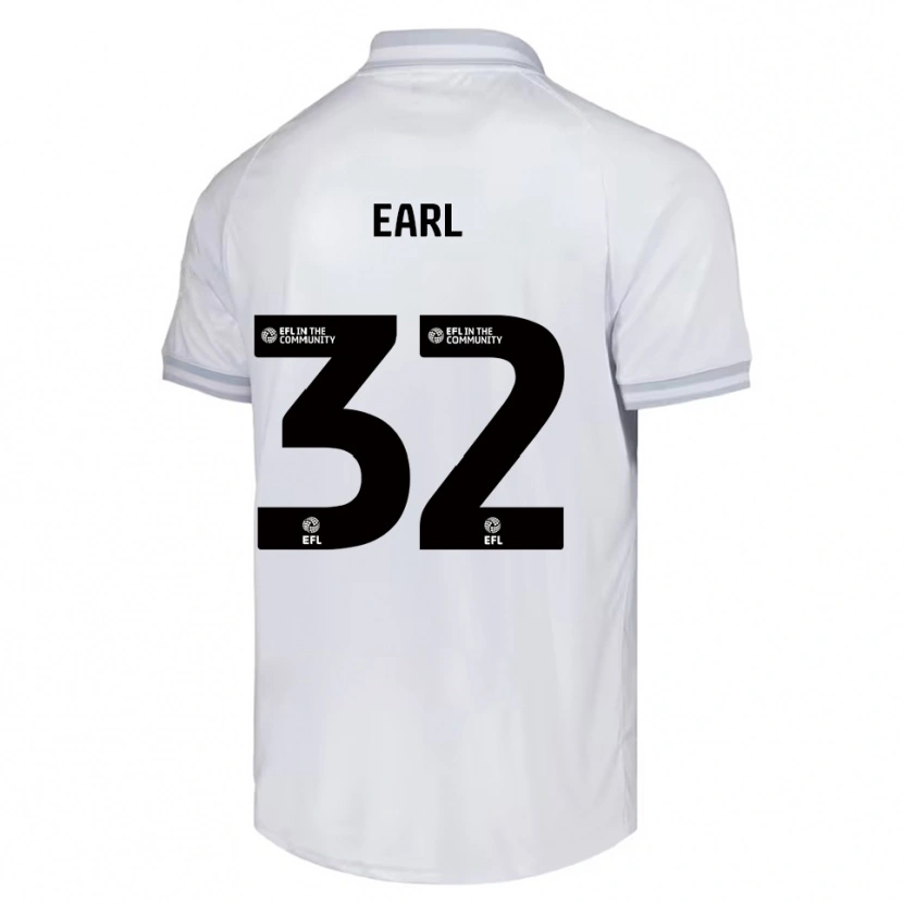 Danxen Herren Josh Earl #32 Weiß Grau Schwarz Auswärtstrikot Trikot 2025/26 T-Shirt Österreich