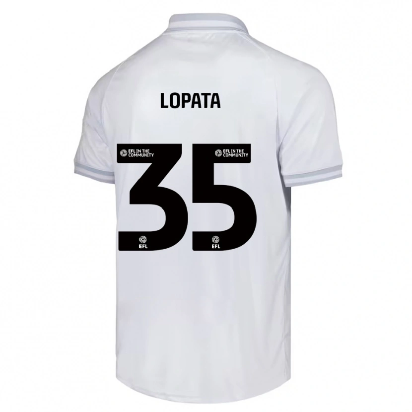 Danxen Herren Kacper Lopata #35 Weiß Grau Schwarz Auswärtstrikot Trikot 2025/26 T-Shirt Österreich