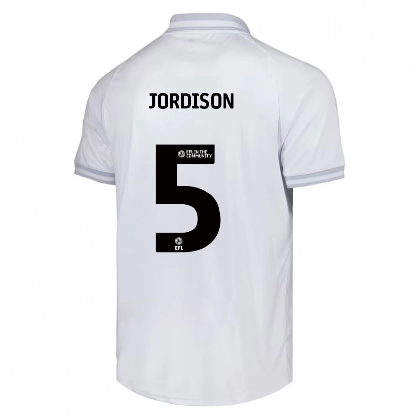 Danxen Herren Ben Jordison #5 Weiß Grau Schwarz Auswärtstrikot Trikot 2025/26 T-Shirt Österreich