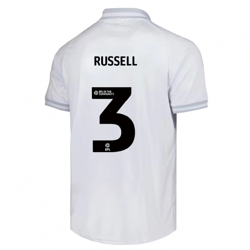 Danxen Herren Jon Russell #3 Weiß Grau Schwarz Auswärtstrikot Trikot 2025/26 T-Shirt Österreich