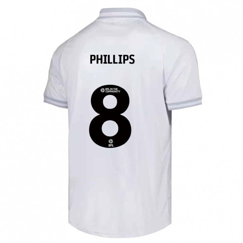 Danxen Herren Adam Phillips #8 Weiß Grau Schwarz Auswärtstrikot Trikot 2025/26 T-Shirt Österreich