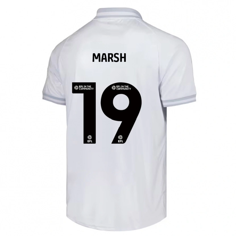 Danxen Herren Aiden Marsh #19 Weiß Grau Schwarz Auswärtstrikot Trikot 2025/26 T-Shirt Österreich