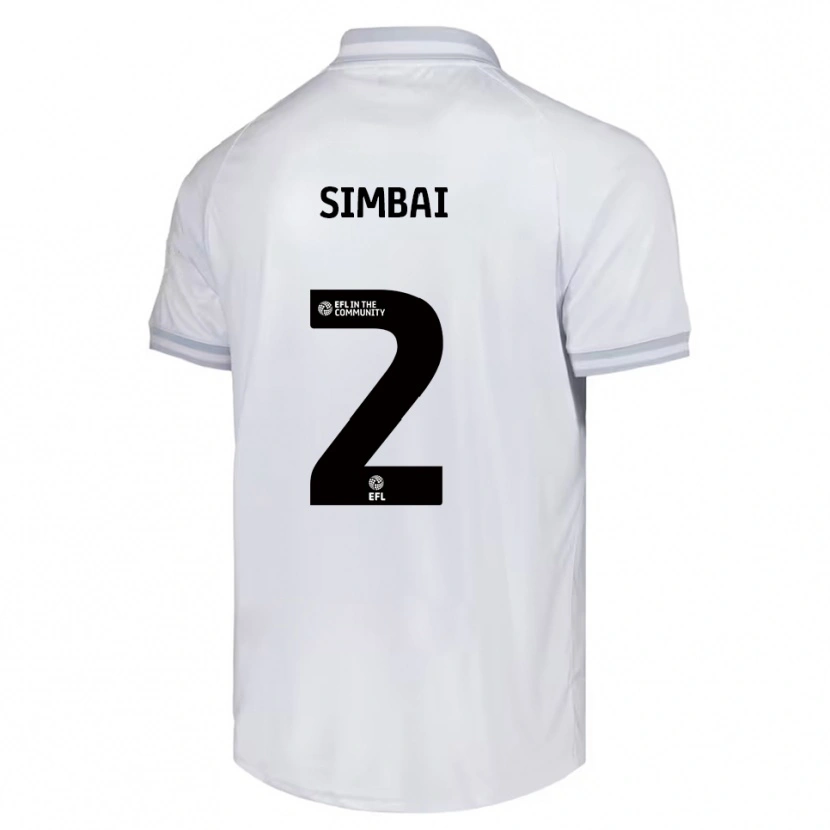 Danxen Herren Kingston Simbai #2 Weiß Grau Schwarz Auswärtstrikot Trikot 2025/26 T-Shirt Österreich