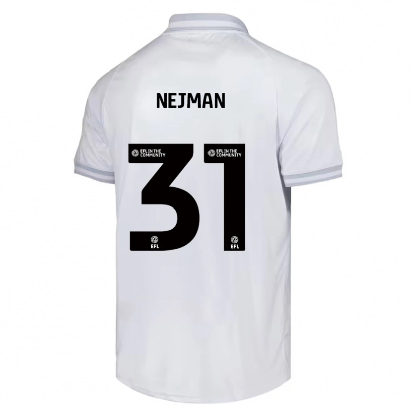 Danxen Herren Harrison Nejman #31 Weiß Grau Schwarz Auswärtstrikot Trikot 2025/26 T-Shirt Österreich