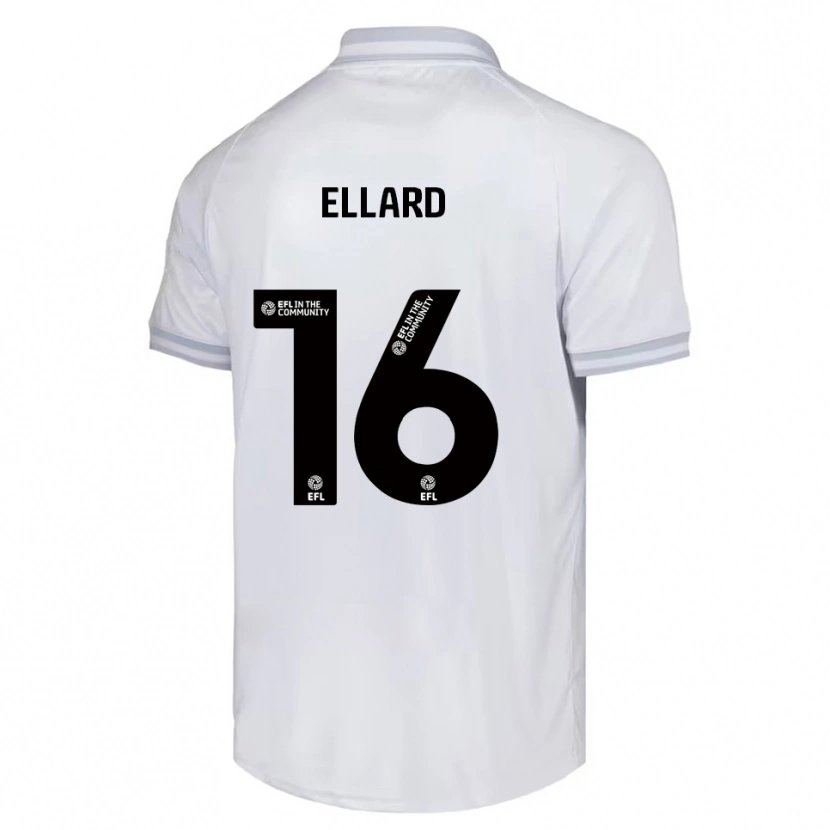 Danxen Herren Aston Ellard #16 Weiß Grau Schwarz Auswärtstrikot Trikot 2025/26 T-Shirt Österreich
