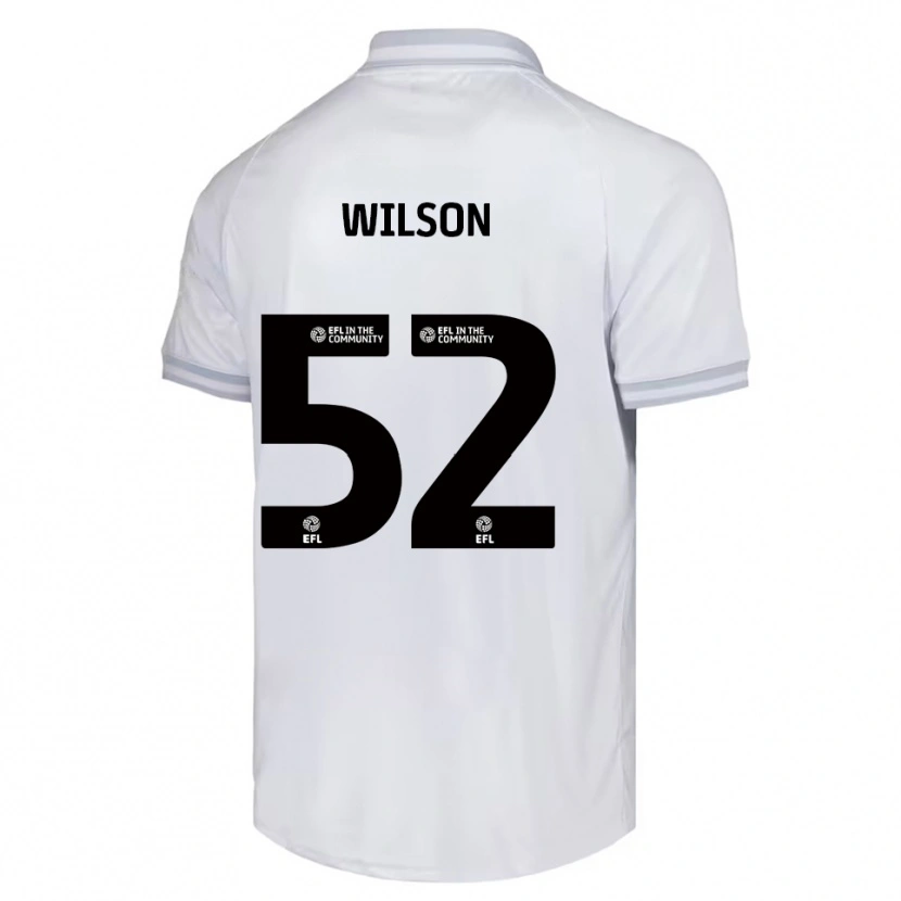 Danxen Herren Aston Wilson #52 Weiß Grau Schwarz Auswärtstrikot Trikot 2025/26 T-Shirt Österreich
