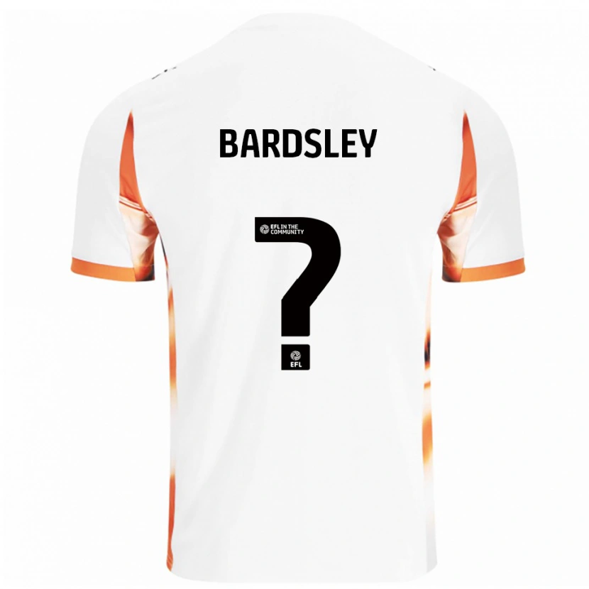 Danxen Herren Harvey Bardsley #0 Weiß Orange Schwarz Auswärtstrikot Trikot 2025/26 T-Shirt Österreich