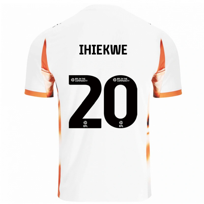 Danxen Herren Michael Ihiekwe #20 Weiß Orange Schwarz Auswärtstrikot Trikot 2025/26 T-Shirt Österreich