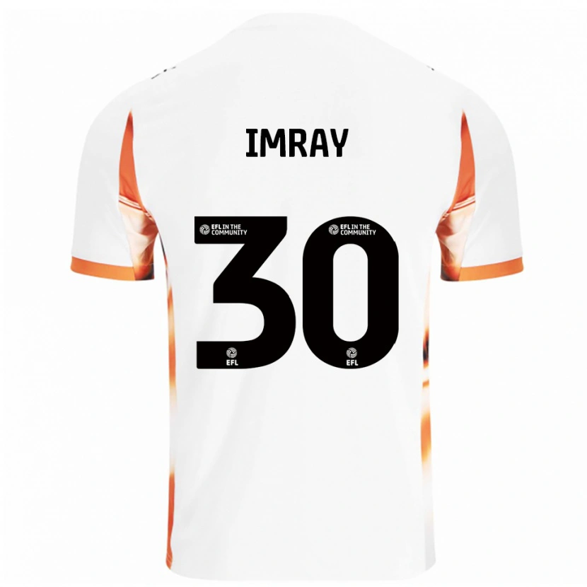Danxen Herren Danny Imray #30 Weiß Orange Schwarz Auswärtstrikot Trikot 2025/26 T-Shirt Österreich