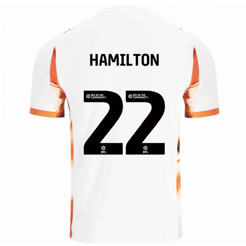 Danxen Herren Cj Hamilton #22 Weiß Orange Schwarz Auswärtstrikot Trikot 2025/26 T-Shirt Österreich