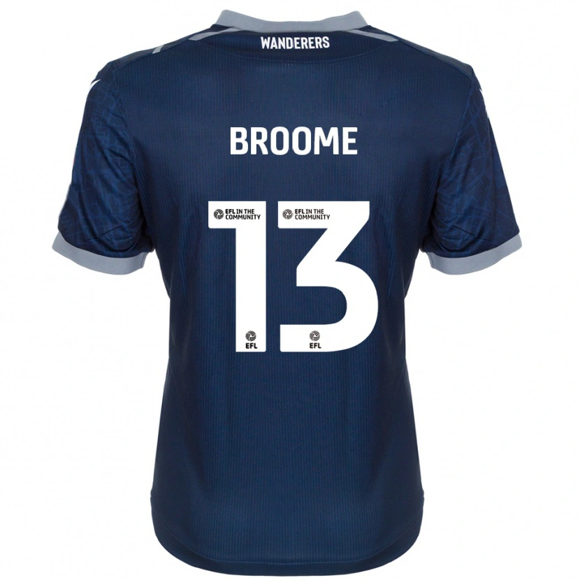Danxen Herren Nathan Broome #13 Marine Grau Auswärtstrikot Trikot 2025/26 T-Shirt Österreich