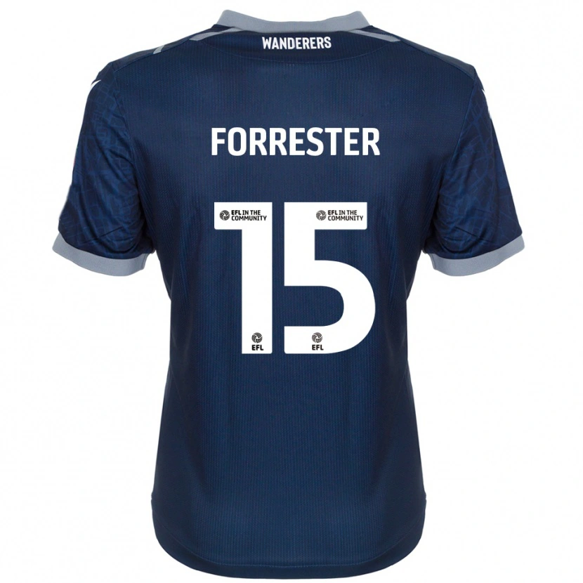 Danxen Herren Will Forrester #15 Marine Grau Auswärtstrikot Trikot 2025/26 T-Shirt Österreich