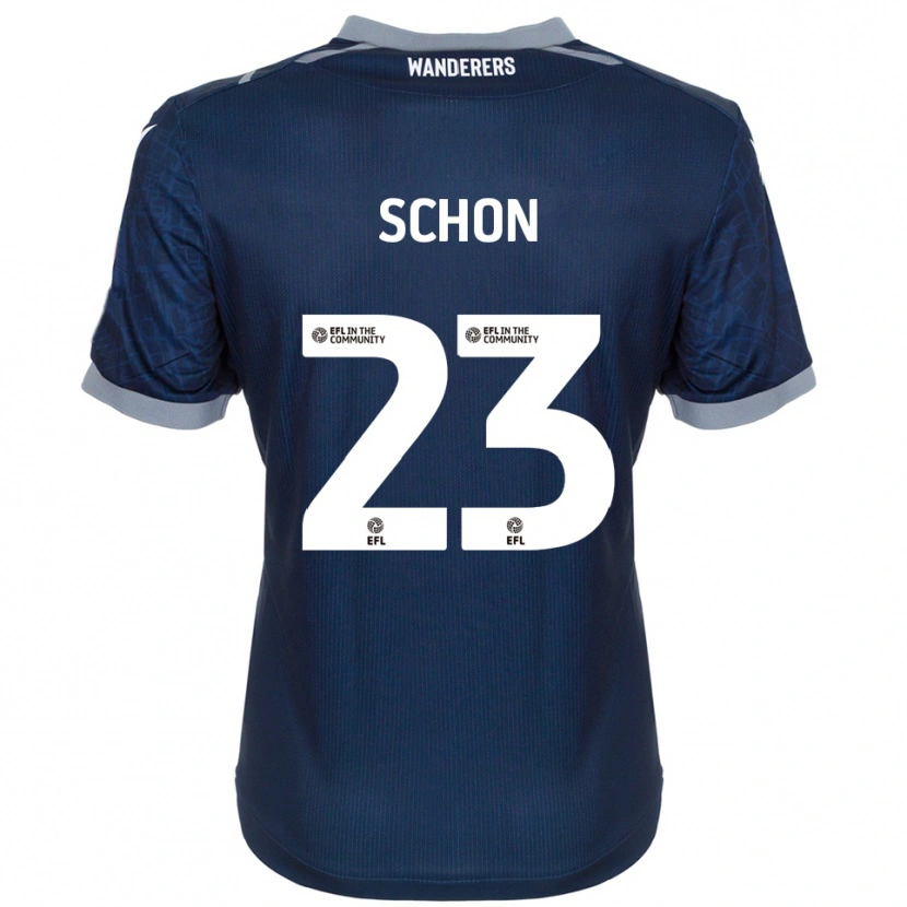 Danxen Herren Szabolcs Schön #23 Marine Grau Auswärtstrikot Trikot 2025/26 T-Shirt Österreich