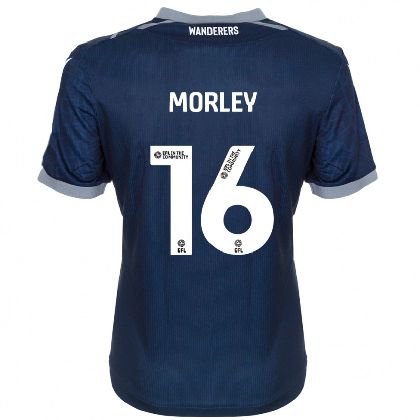Danxen Herren Aaron Morley #16 Marine Grau Auswärtstrikot Trikot 2025/26 T-Shirt Österreich