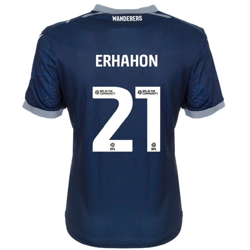 Danxen Herren Ethan Erhahon #21 Marine Grau Auswärtstrikot Trikot 2025/26 T-Shirt Österreich