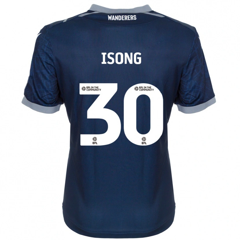 Danxen Herren Mark Isong #30 Marine Grau Auswärtstrikot Trikot 2025/26 T-Shirt Österreich